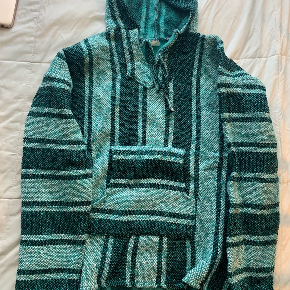 Baja jacket Green and White Size M